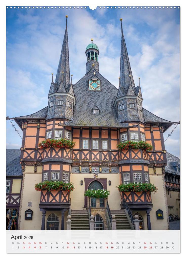 Weitere Ansicht: Wernigerode - Mittelalterliches Flair am Rande des Harzes (hochwertiger Premium Wandkalender 2026 DIN A2 hoch), Kunstdruck in Hochglanz | Thomas Bugdoll, Calvendo