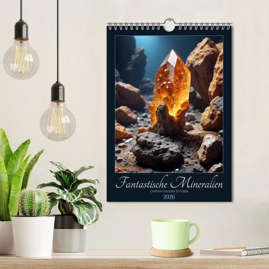 Weitere Ansicht: Fantastische Mineralien - Geheimnisvolle Schätze (Wandkalender 2026 DIN A4 hoch), CALVENDO Monatskalender | Sebastian Lüdke, Calvendo