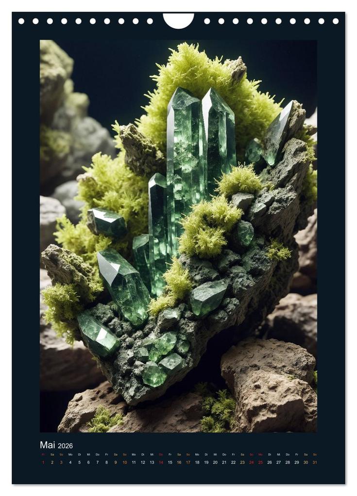 Weitere Ansicht: Fantastische Mineralien - Geheimnisvolle Schätze (Wandkalender 2026 DIN A4 hoch), CALVENDO Monatskalender | Sebastian Lüdke, Calvendo