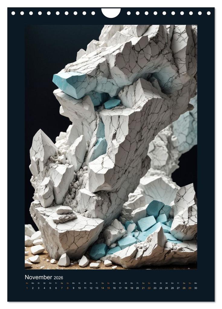 Weitere Ansicht: Fantastische Mineralien - Geheimnisvolle Schätze (Wandkalender 2026 DIN A4 hoch), CALVENDO Monatskalender | Sebastian Lüdke, Calvendo