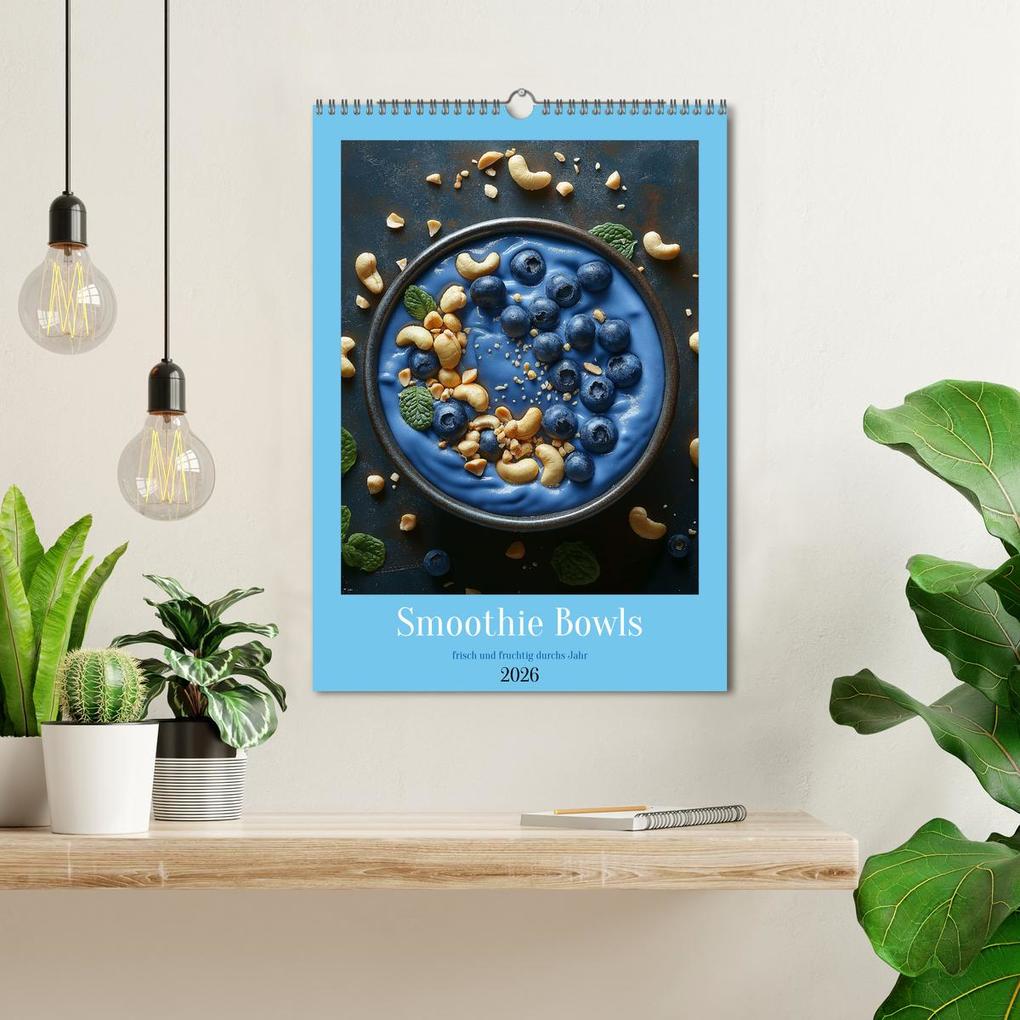 Weitere Ansicht: Smoothie Bowls - frisch und fruchtig durchs Jahr (Wandkalender 2026 DIN A3 hoch), CALVENDO Monatskalender | Tina Grohs, Calvendo