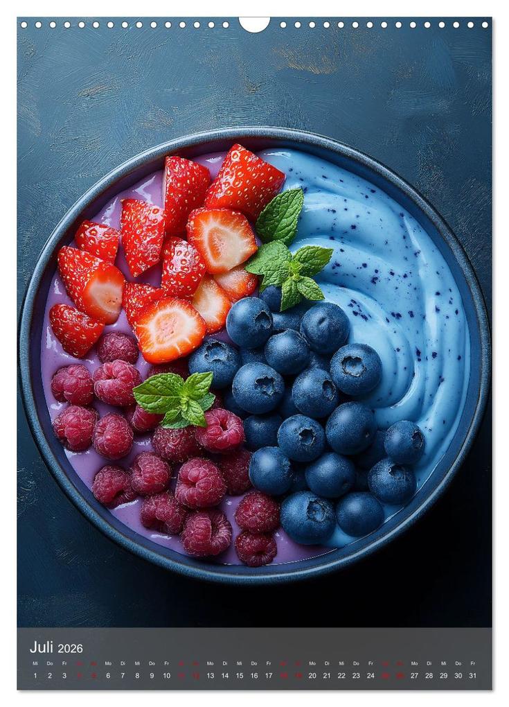 Weitere Ansicht: Smoothie Bowls - frisch und fruchtig durchs Jahr (Wandkalender 2026 DIN A3 hoch), CALVENDO Monatskalender | Tina Grohs, Calvendo