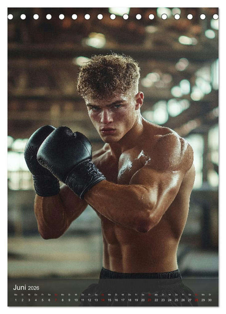 Weitere Ansicht: SEXY MÄNNER - Muskeln im Männerkalender (Tischkalender 2026 DIN A5 hoch), CALVENDO Monatskalender | MB Fotografie, Calvendo