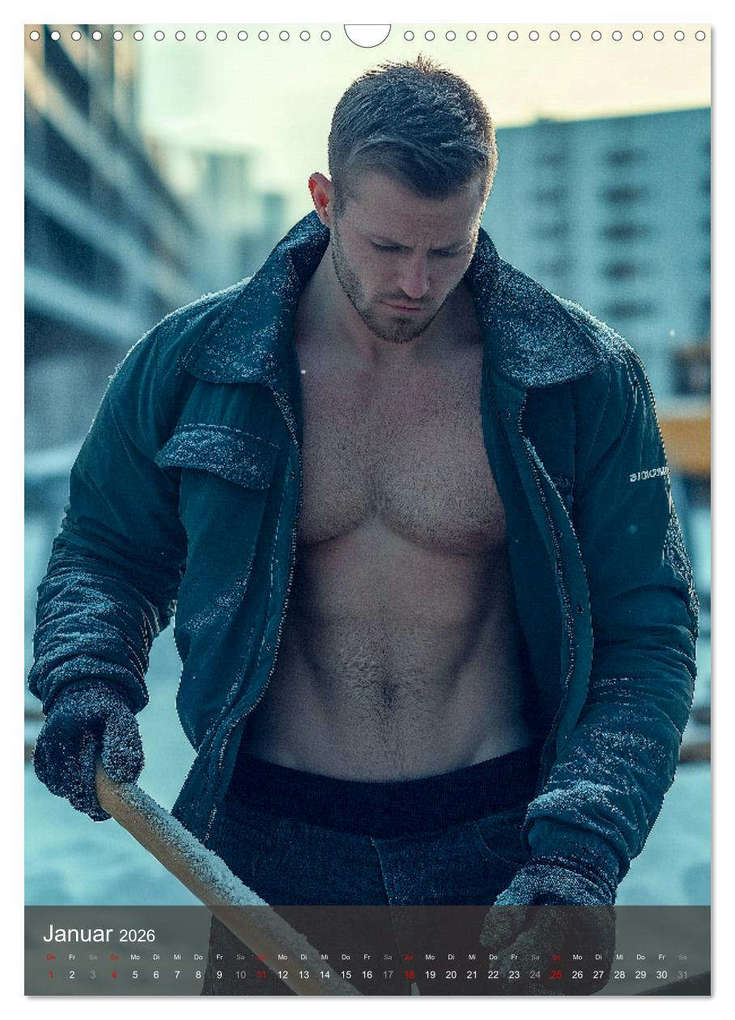 Weitere Ansicht: SEXY BAUARBEITER - Baustelle der verführerischen Männer (Wandkalender 2026 DIN A3 hoch), CALVENDO Monatskalender | MB Fotografie, Calvendo