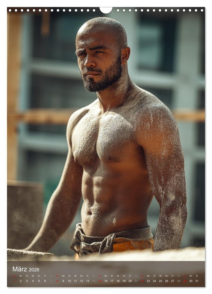Weitere Ansicht: SEXY BAUARBEITER - Baustelle der verführerischen Männer (Wandkalender 2026 DIN A3 hoch), CALVENDO Monatskalender | MB Fotografie, Calvendo