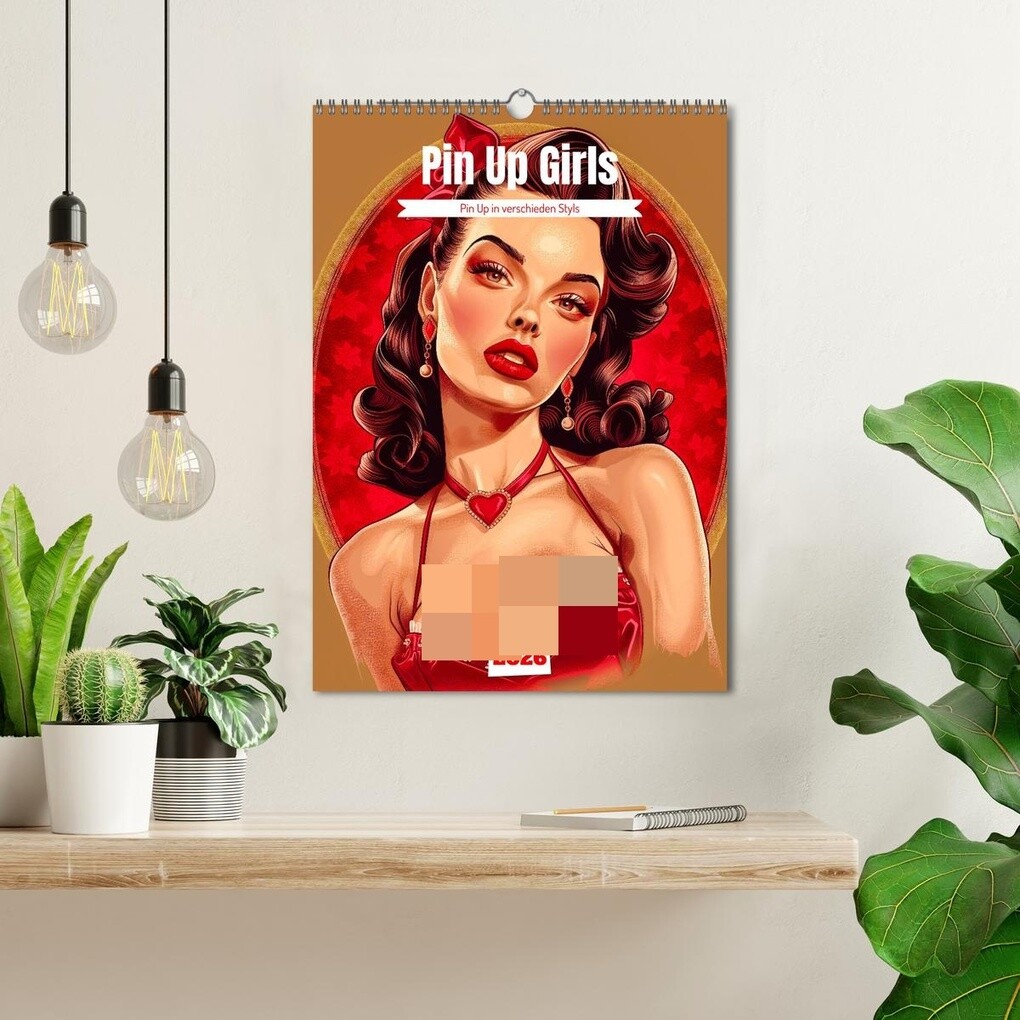 Weitere Ansicht: Retro PinUp Girls (Wandkalender 2026 DIN A3 hoch), CALVENDO Monatskalender | Charles Schrader, Calvendo