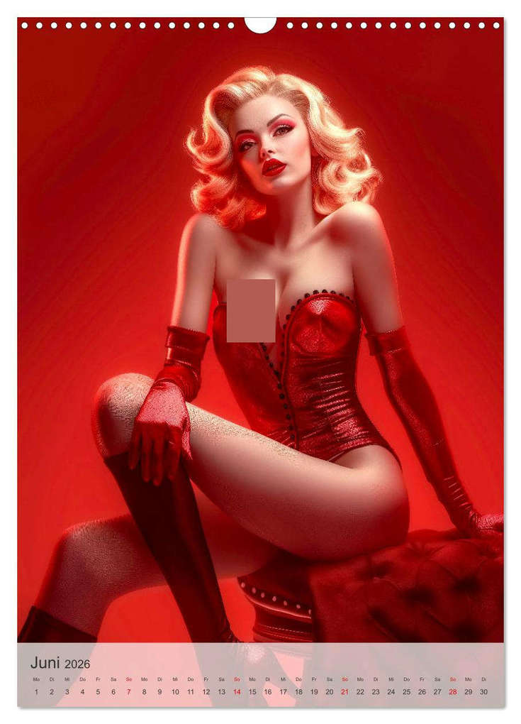 Weitere Ansicht: Retro PinUp Girls (Wandkalender 2026 DIN A3 hoch), CALVENDO Monatskalender | Charles Schrader, Calvendo
