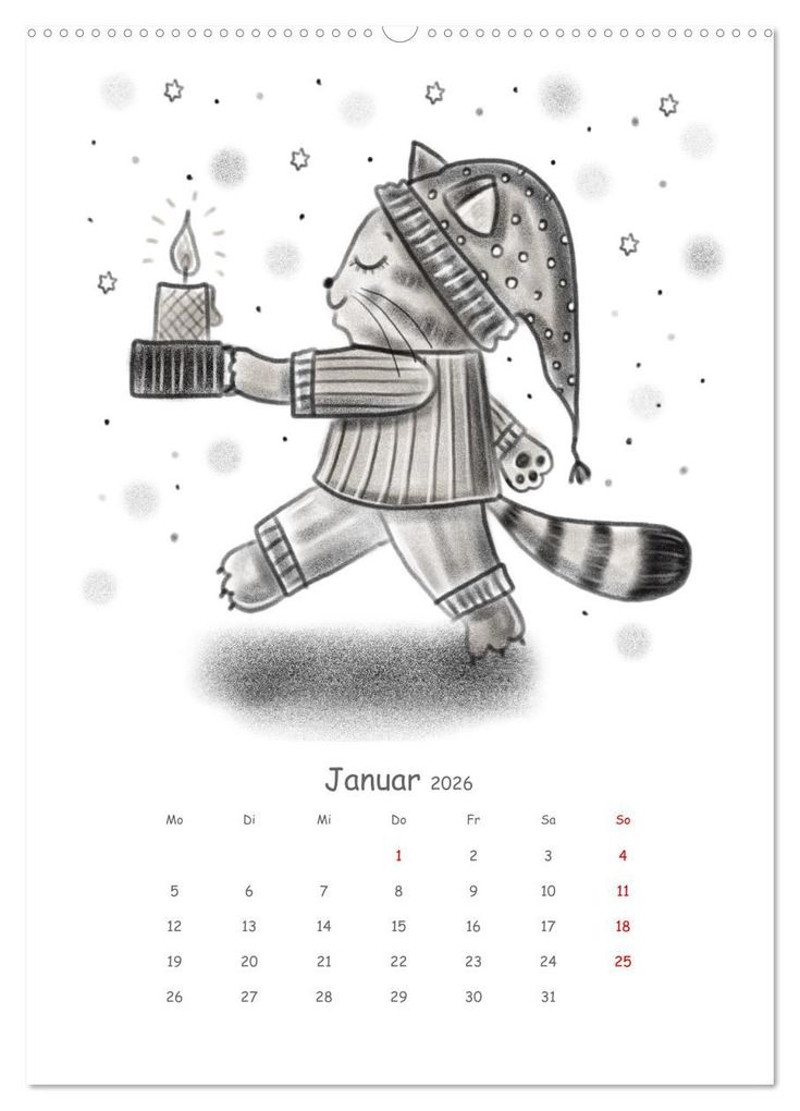 Weitere Ansicht: LEOPOLD DER DRITTE - Ein unglaublich liebenswerter Kater (Wandkalender 2026 DIN A2 hoch), CALVENDO Monatskalender | Calvendo, Danja Krampikowski