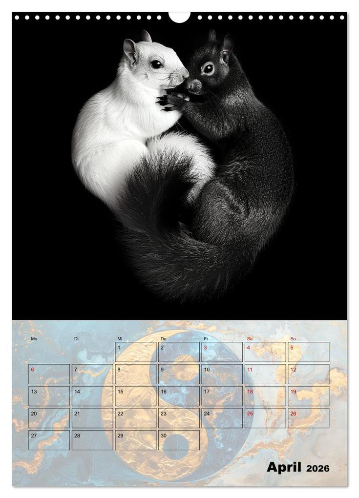 Weitere Ansicht: Sei das Yin zu meinem Yang (Wandkalender 2026 DIN A3 hoch), CALVENDO Monatskalender | Calvendo, Kerstin Waurick