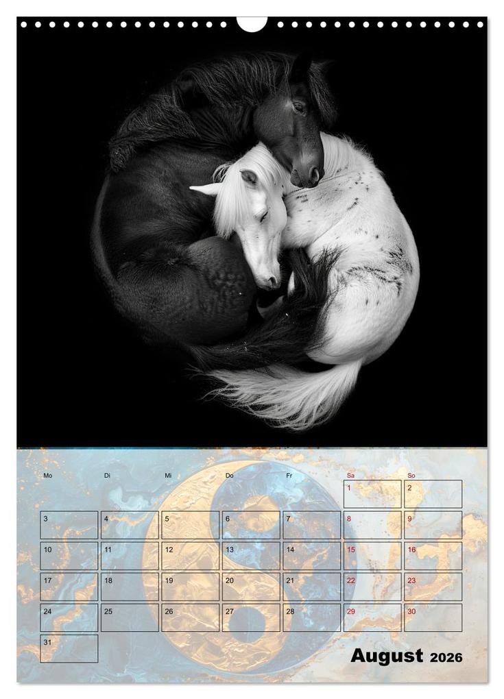 Weitere Ansicht: Sei das Yin zu meinem Yang (Wandkalender 2026 DIN A3 hoch), CALVENDO Monatskalender | Calvendo, Kerstin Waurick