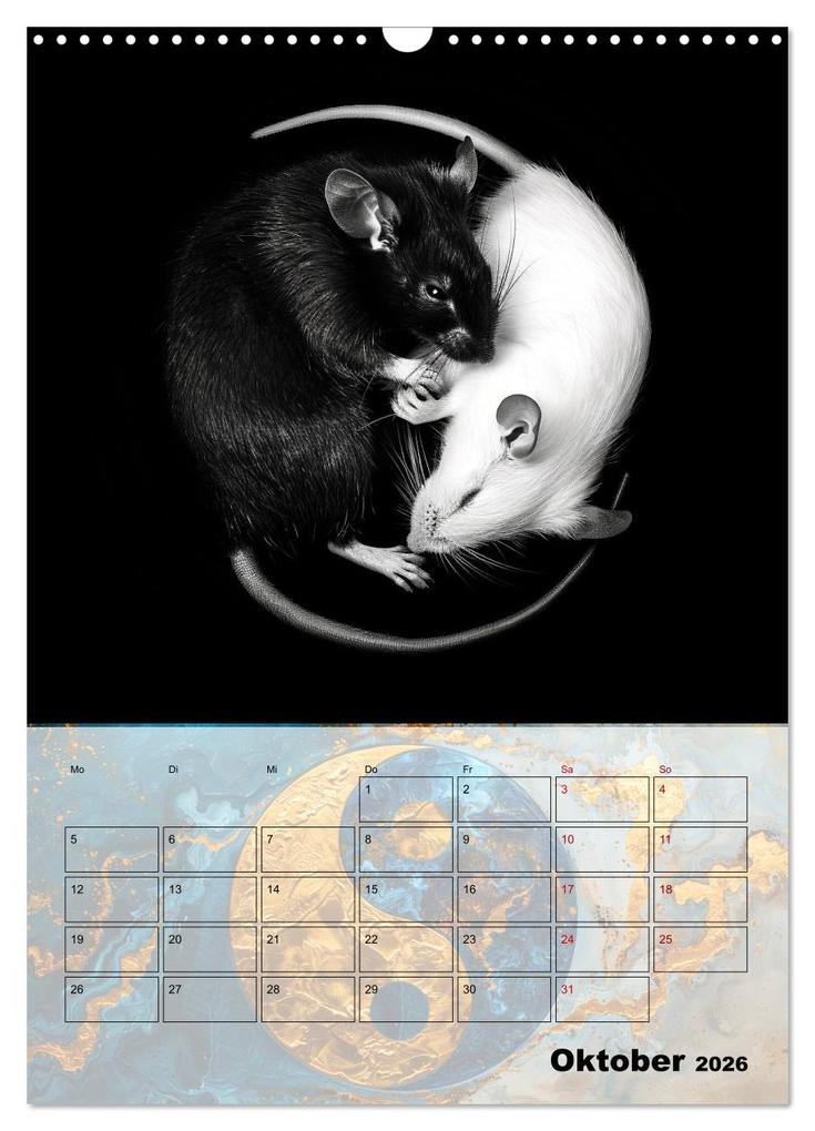 Weitere Ansicht: Sei das Yin zu meinem Yang (Wandkalender 2026 DIN A3 hoch), CALVENDO Monatskalender | Calvendo, Kerstin Waurick