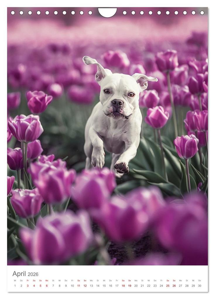 Weitere Ansicht: Boxer - Liebenswerte Kasperköpfe (Wandkalender 2026 DIN A4 hoch), CALVENDO Monatskalender | Calvendo, Cathrin Illgen