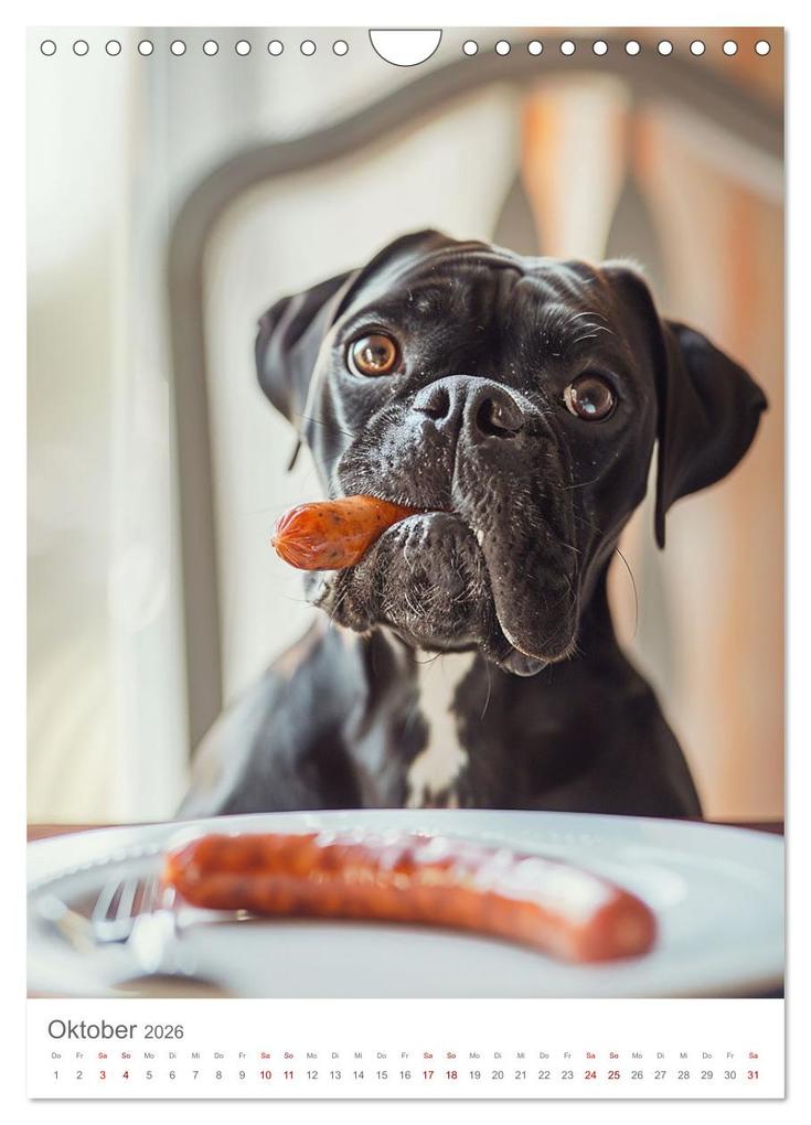 Weitere Ansicht: Boxer - Liebenswerte Kasperköpfe (Wandkalender 2026 DIN A4 hoch), CALVENDO Monatskalender | Calvendo, Cathrin Illgen