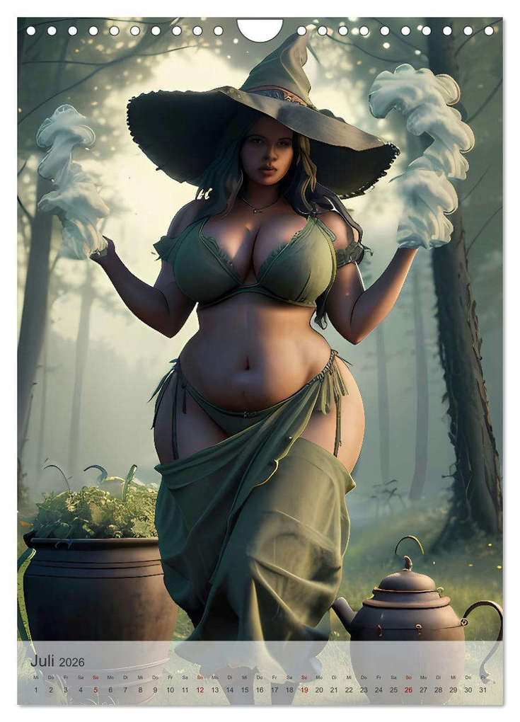 Weitere Ansicht: Sinnliche Weiße Hexen in zauberhaften Szenen (Wandkalender 2026 DIN A4 hoch), CALVENDO Monatskalender | Calvendo, pixs:sell, pixs:sell pixs:sell, Sell Pixs:Sell