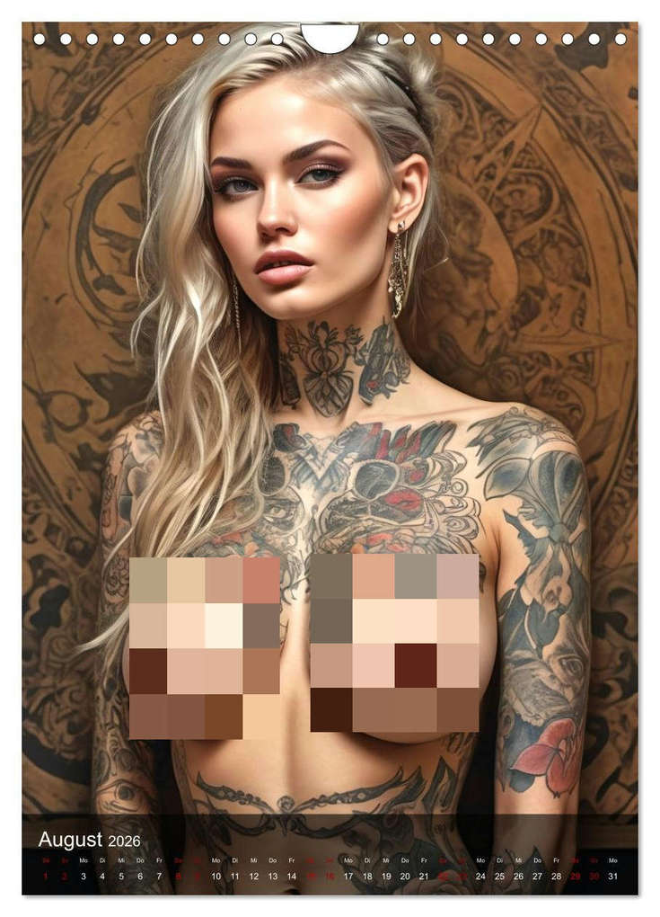 Weitere Ansicht: Tattoo Queens (Wandkalender 2026 DIN A4 hoch), CALVENDO Monatskalender | Calvendo, ShirtScene, ShirtScene ShirtScene