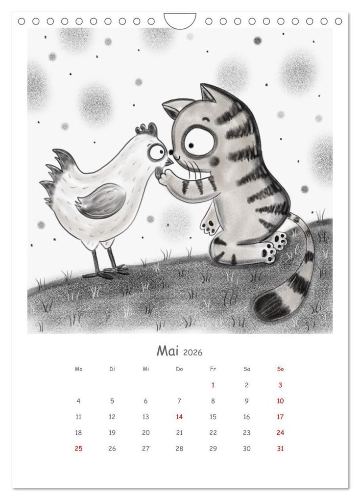 Weitere Ansicht: LEOPOLD DER DRITTE - Ein unglaublich liebenswerter Kater (Wandkalender 2026 DIN A4 hoch), CALVENDO Monatskalender | Calvendo, Danja Krampikowski