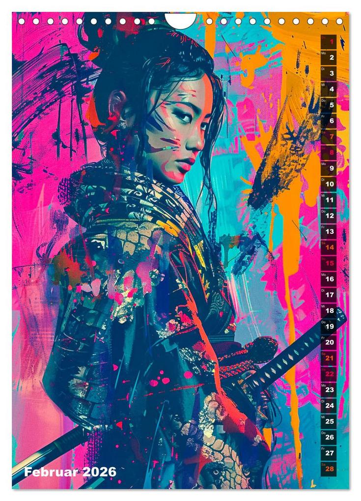 Weitere Ansicht: Samurai - Onna Bugeisha (Wandkalender 2026 DIN A4 hoch), CALVENDO Monatskalender | Calvendo, Dirk Meutzner