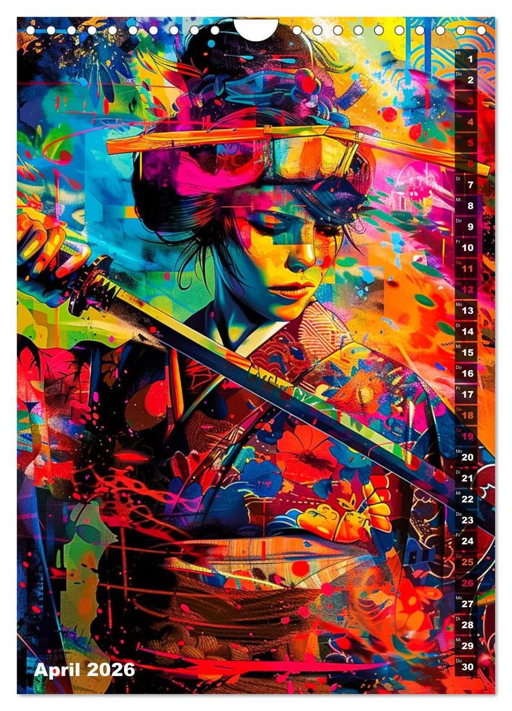 Weitere Ansicht: Samurai - Onna Bugeisha (Wandkalender 2026 DIN A4 hoch), CALVENDO Monatskalender | Calvendo, Dirk Meutzner