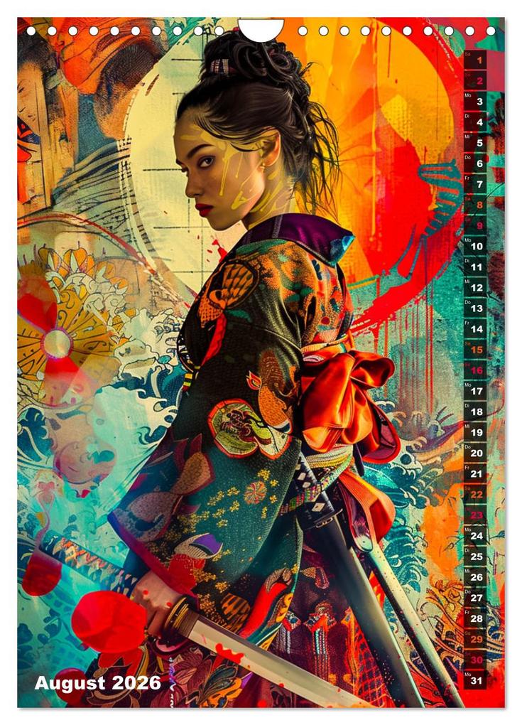 Weitere Ansicht: Samurai - Onna Bugeisha (Wandkalender 2026 DIN A4 hoch), CALVENDO Monatskalender | Calvendo, Dirk Meutzner