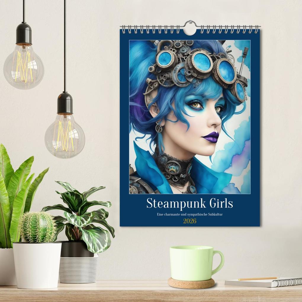 Weitere Ansicht: Steam-Punk-Girls - Eine charmante und sympathische Subkultur (Wandkalender 2026 DIN A4 hoch), CALVENDO Monatskalender | Calvendo, Jean-Louis Glineur
