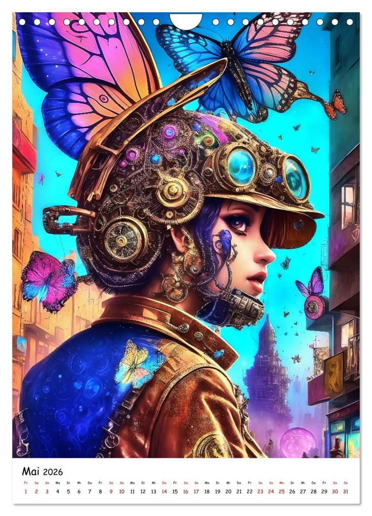 Weitere Ansicht: Steam-Punk-Girls - Eine charmante und sympathische Subkultur (Wandkalender 2026 DIN A4 hoch), CALVENDO Monatskalender | Calvendo, Jean-Louis Glineur