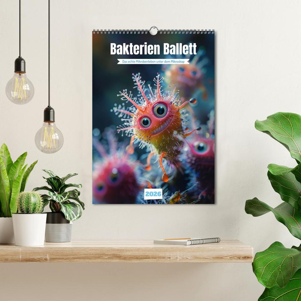 Weitere Ansicht: Bakterien Ballett (Wandkalender 2026 DIN A3 hoch), CALVENDO Monatskalender | Calvendo, Kerstin Waurick
