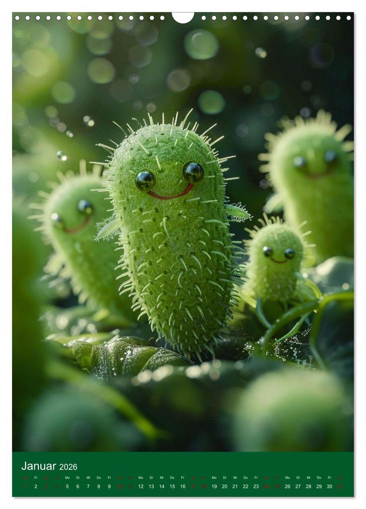 Weitere Ansicht: Bakterien Ballett (Wandkalender 2026 DIN A3 hoch), CALVENDO Monatskalender | Calvendo, Kerstin Waurick