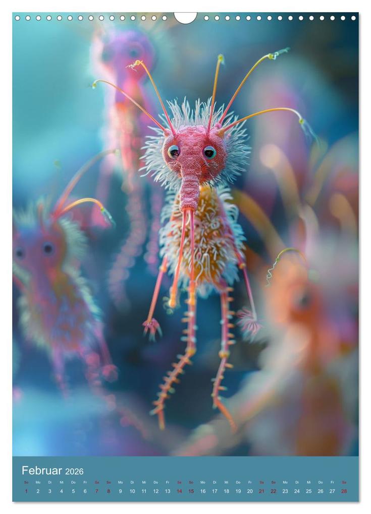 Weitere Ansicht: Bakterien Ballett (Wandkalender 2026 DIN A3 hoch), CALVENDO Monatskalender | Calvendo, Kerstin Waurick