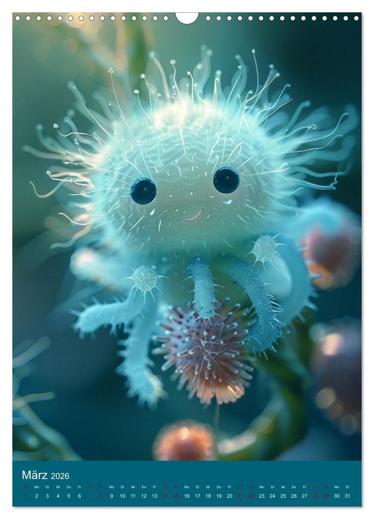 Weitere Ansicht: Bakterien Ballett (Wandkalender 2026 DIN A3 hoch), CALVENDO Monatskalender | Calvendo, Kerstin Waurick