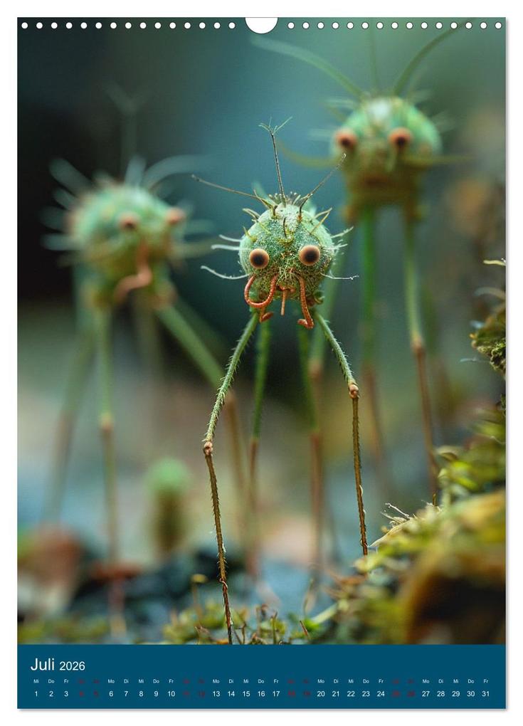 Weitere Ansicht: Bakterien Ballett (Wandkalender 2026 DIN A3 hoch), CALVENDO Monatskalender | Calvendo, Kerstin Waurick