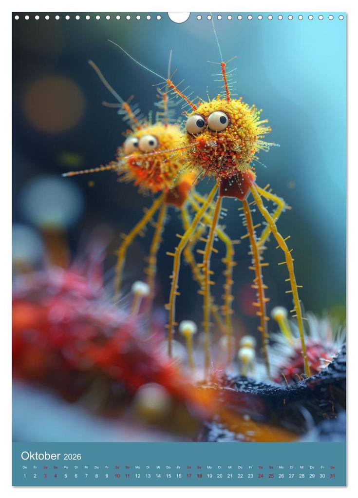 Weitere Ansicht: Bakterien Ballett (Wandkalender 2026 DIN A3 hoch), CALVENDO Monatskalender | Calvendo, Kerstin Waurick