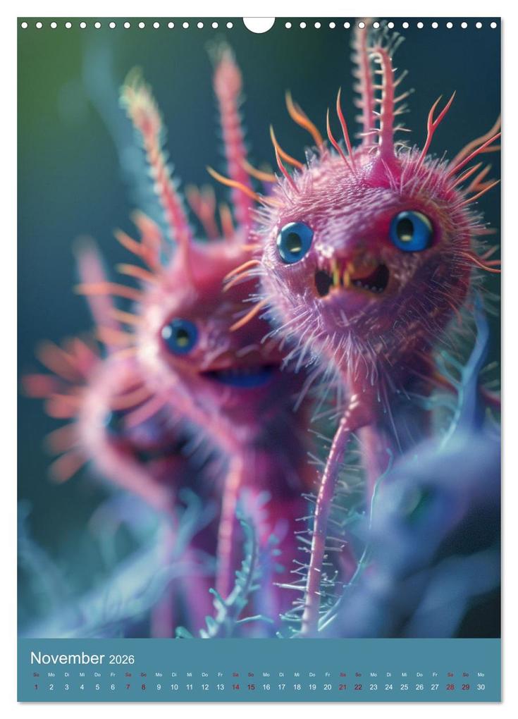 Weitere Ansicht: Bakterien Ballett (Wandkalender 2026 DIN A3 hoch), CALVENDO Monatskalender | Calvendo, Kerstin Waurick