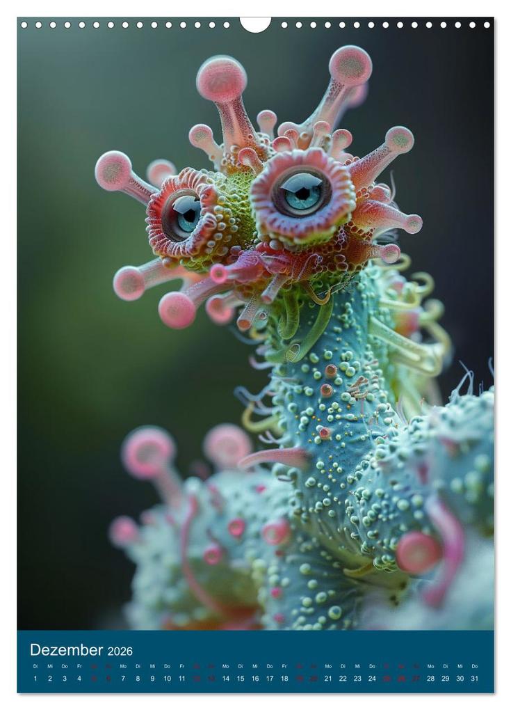 Weitere Ansicht: Bakterien Ballett (Wandkalender 2026 DIN A3 hoch), CALVENDO Monatskalender | Calvendo, Kerstin Waurick