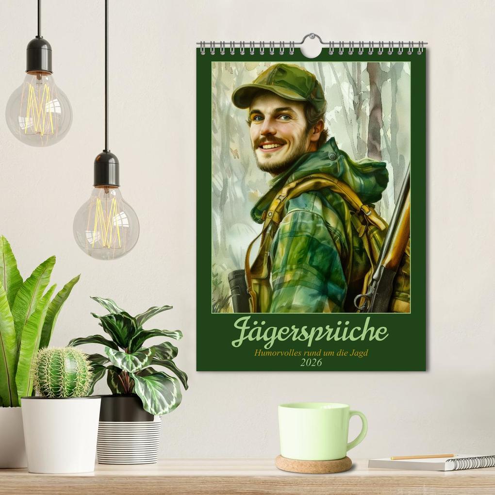 Weitere Ansicht: Jägersprüche (Wandkalender 2026 DIN A4 hoch), CALVENDO Monatskalender | Calvendo, Sabine Löwer