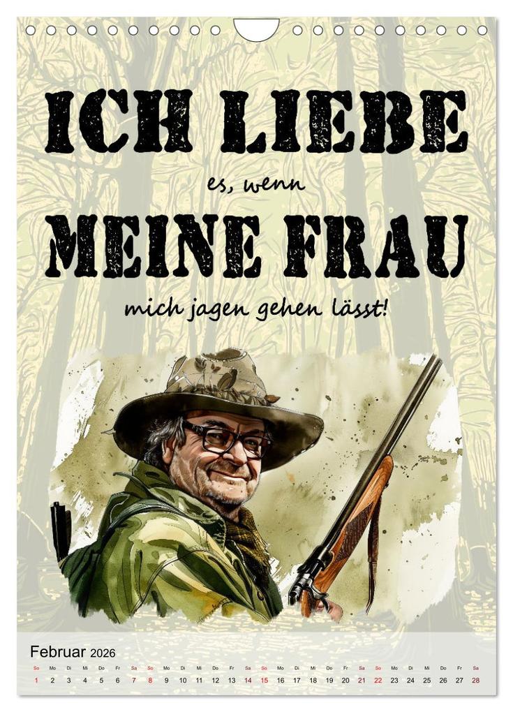 Weitere Ansicht: Jägersprüche (Wandkalender 2026 DIN A4 hoch), CALVENDO Monatskalender | Calvendo, Sabine Löwer