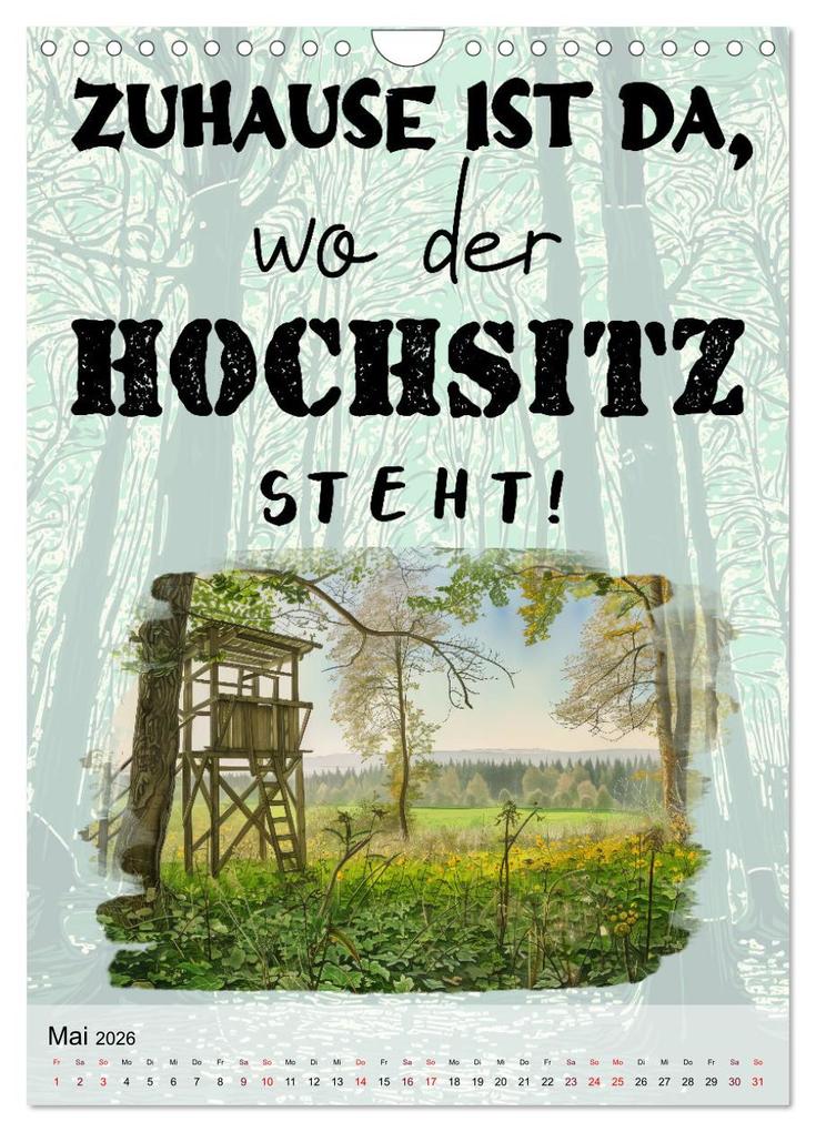 Weitere Ansicht: Jägersprüche (Wandkalender 2026 DIN A4 hoch), CALVENDO Monatskalender | Calvendo, Sabine Löwer