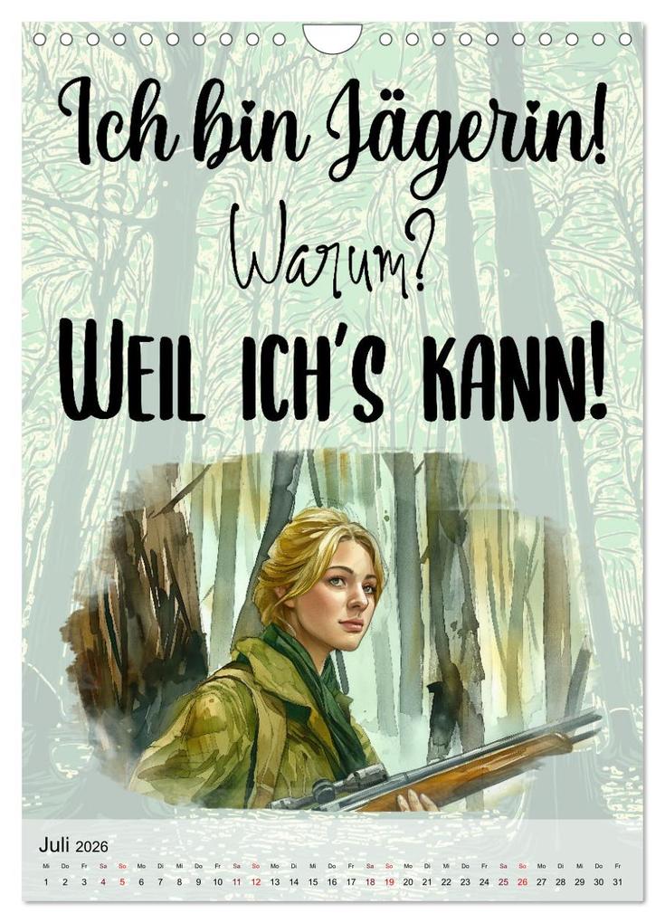Weitere Ansicht: Jägersprüche (Wandkalender 2026 DIN A4 hoch), CALVENDO Monatskalender | Calvendo, Sabine Löwer