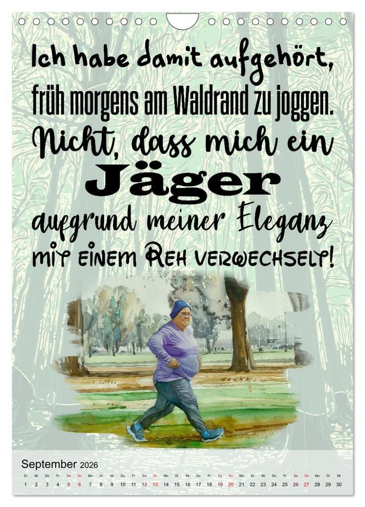 Weitere Ansicht: Jägersprüche (Wandkalender 2026 DIN A4 hoch), CALVENDO Monatskalender | Calvendo, Sabine Löwer