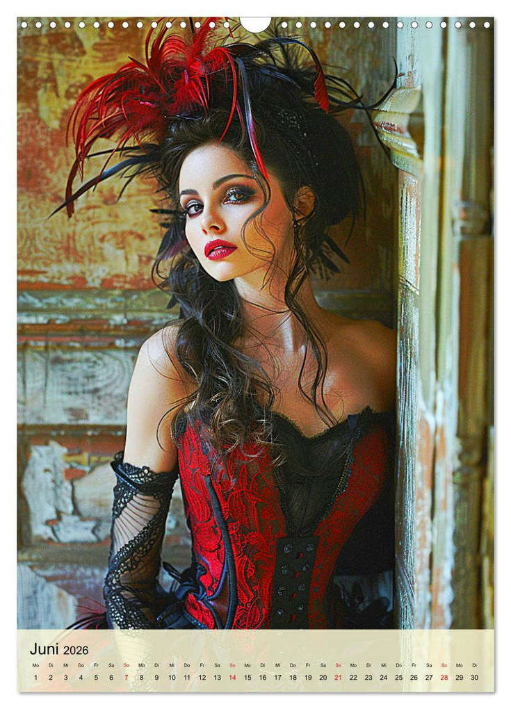 Weitere Ansicht: Burlesque. Verführerische Frauen im Stil der 20er Jahre (Wandkalender 2026 DIN A3 hoch), CALVENDO Monatskalender | Calvendo, Rose Hurley