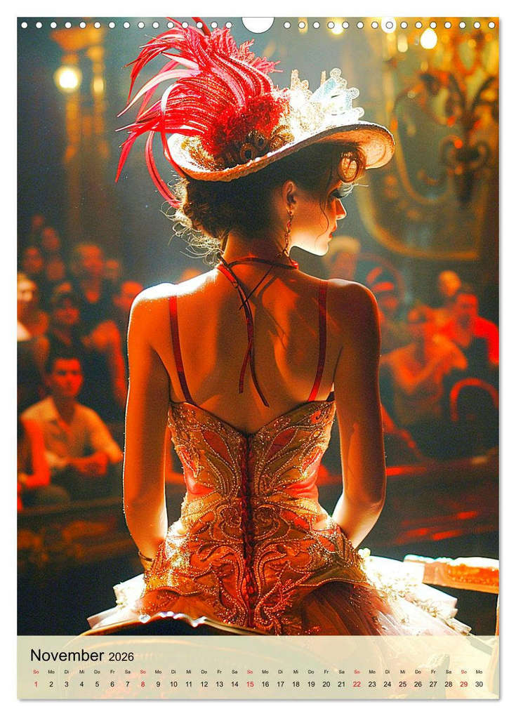 Weitere Ansicht: Burlesque. Verführerische Frauen im Stil der 20er Jahre (Wandkalender 2026 DIN A3 hoch), CALVENDO Monatskalender | Calvendo, Rose Hurley