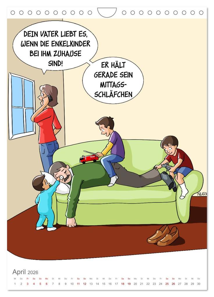 Weitere Ansicht: Okay, Boomer - Cartoons (Wandkalender 2026 DIN A4 hoch), CALVENDO Monatskalender | Calvendo, Nurk, Nurk Nurk