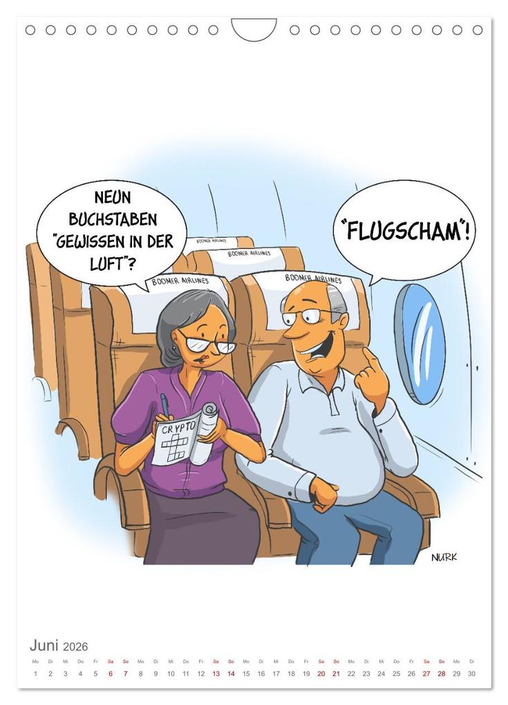 Weitere Ansicht: Okay, Boomer - Cartoons (Wandkalender 2026 DIN A4 hoch), CALVENDO Monatskalender | Calvendo, Nurk, Nurk Nurk