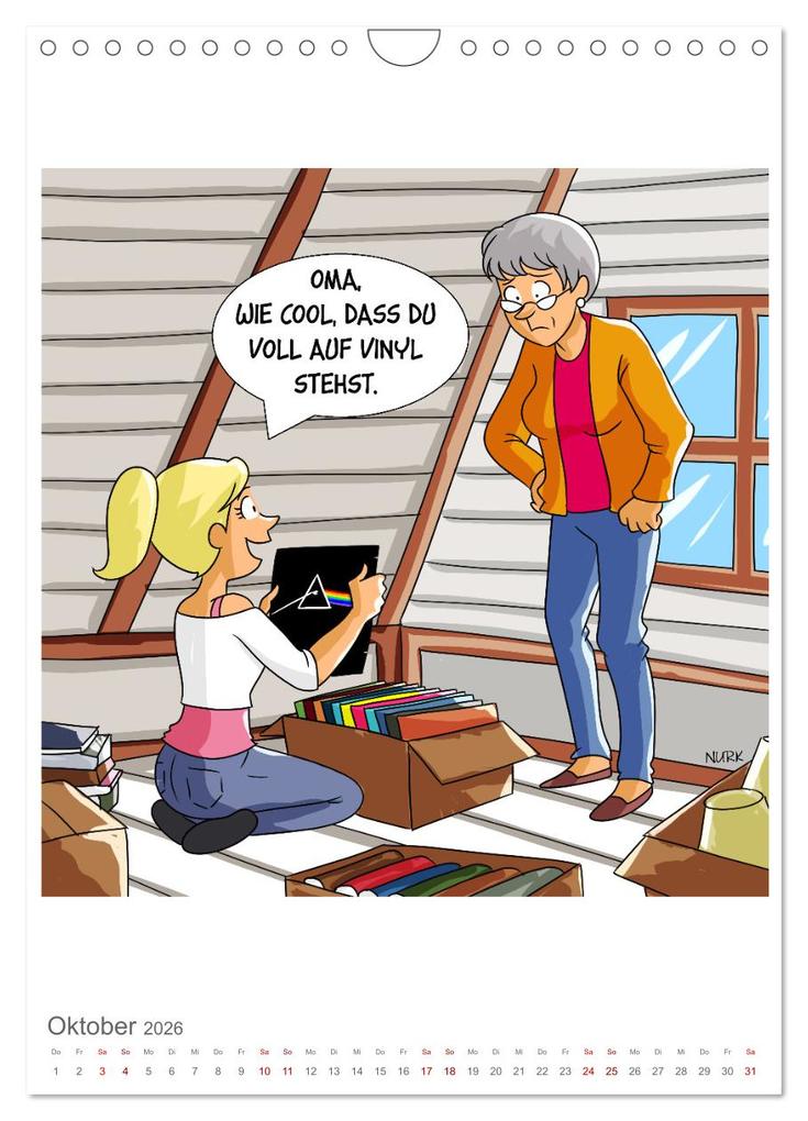 Weitere Ansicht: Okay, Boomer - Cartoons (Wandkalender 2026 DIN A4 hoch), CALVENDO Monatskalender | Calvendo, Nurk, Nurk Nurk