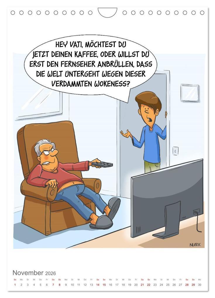 Weitere Ansicht: Okay, Boomer - Cartoons (Wandkalender 2026 DIN A4 hoch), CALVENDO Monatskalender | Calvendo, Nurk, Nurk Nurk