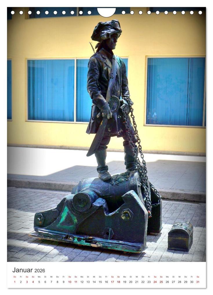 Weitere Ansicht: HABANEROS - Lebende Statuen in Havanna (Wandkalender 2026 DIN A4 hoch), CALVENDO Monatskalender | Calvendo, Henning von Löwis of Menar