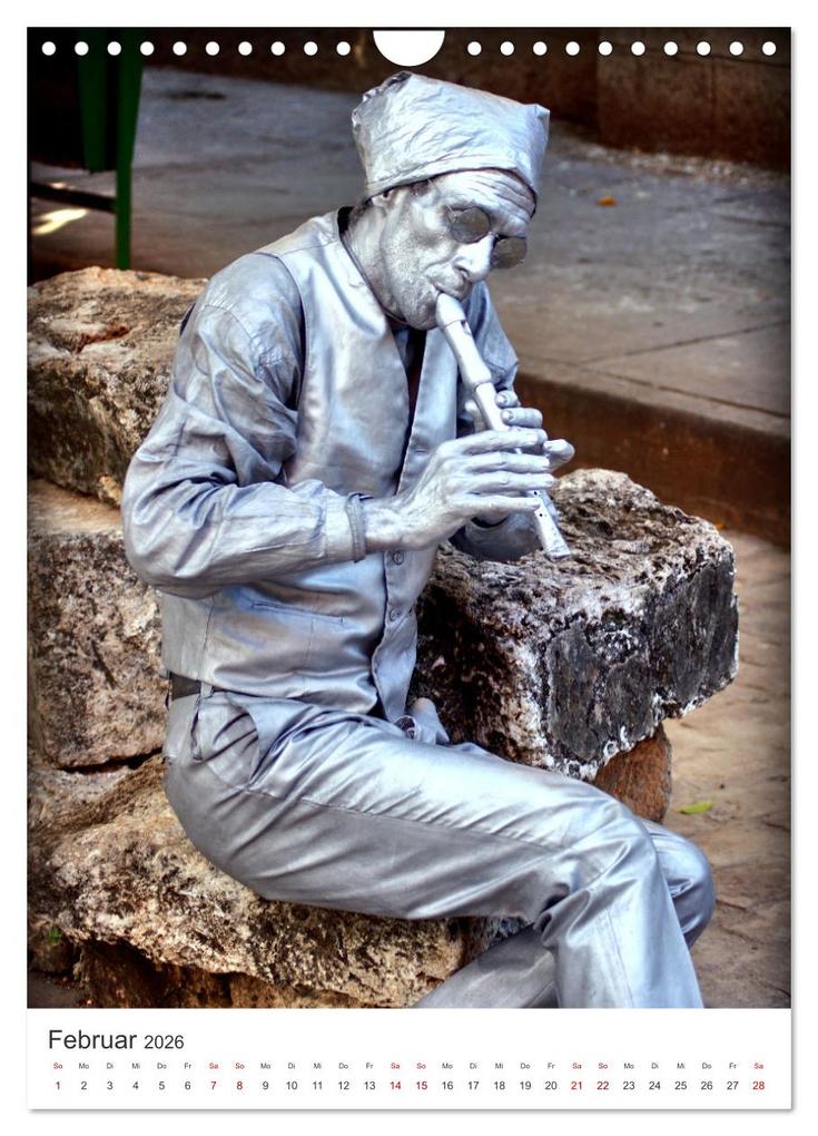 Weitere Ansicht: HABANEROS - Lebende Statuen in Havanna (Wandkalender 2026 DIN A4 hoch), CALVENDO Monatskalender | Calvendo, Henning von Löwis of Menar