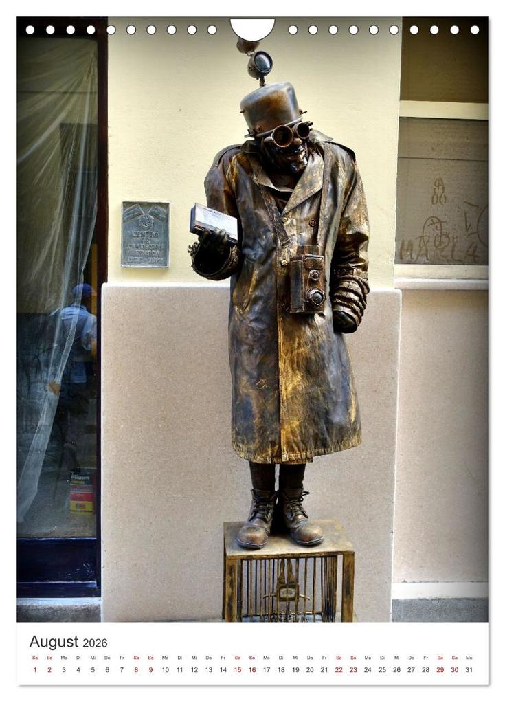 Weitere Ansicht: HABANEROS - Lebende Statuen in Havanna (Wandkalender 2026 DIN A4 hoch), CALVENDO Monatskalender | Calvendo, Henning von Löwis of Menar