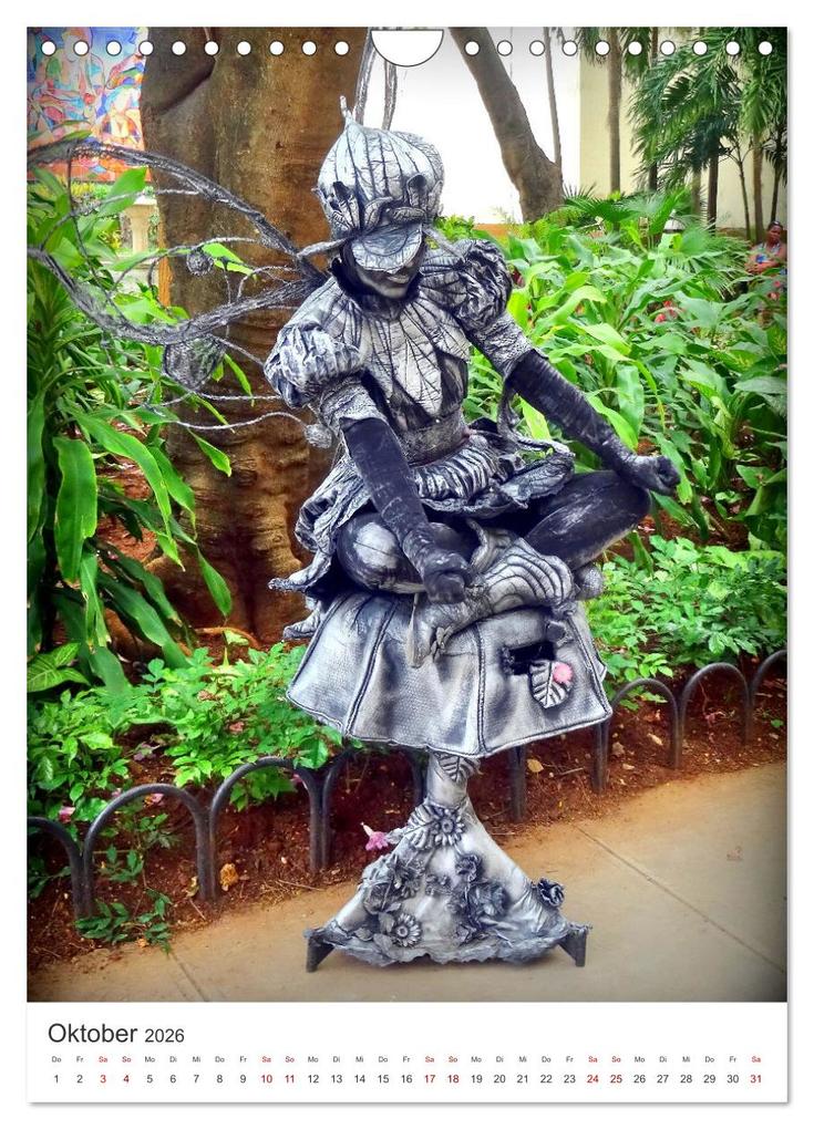 Weitere Ansicht: HABANEROS - Lebende Statuen in Havanna (Wandkalender 2026 DIN A4 hoch), CALVENDO Monatskalender | Calvendo, Henning von Löwis of Menar