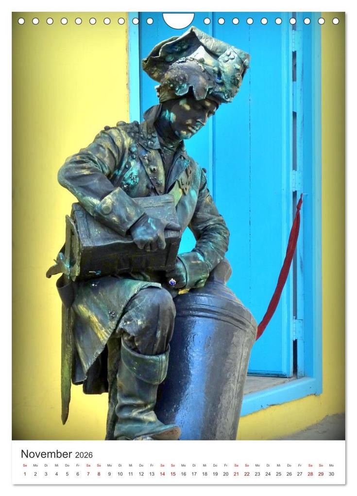 Weitere Ansicht: HABANEROS - Lebende Statuen in Havanna (Wandkalender 2026 DIN A4 hoch), CALVENDO Monatskalender | Calvendo, Henning von Löwis of Menar