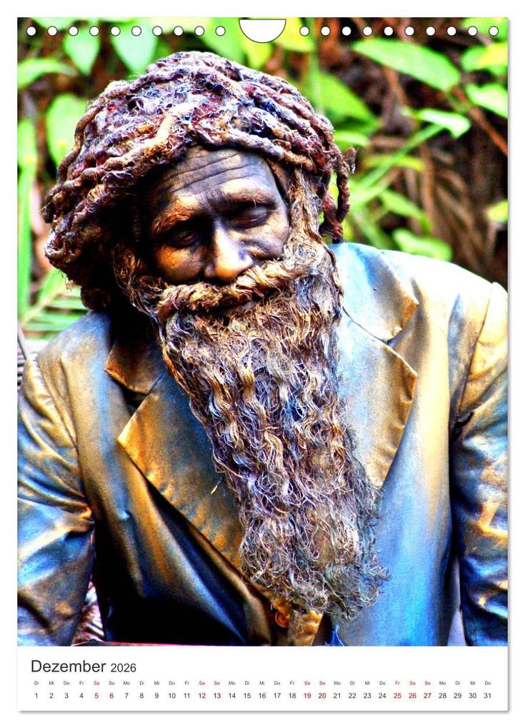Weitere Ansicht: HABANEROS - Lebende Statuen in Havanna (Wandkalender 2026 DIN A4 hoch), CALVENDO Monatskalender | Calvendo, Henning von Löwis of Menar